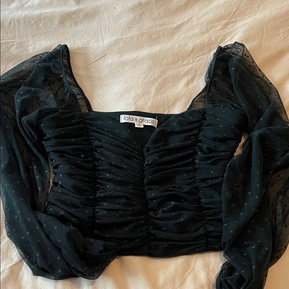 Dark Green Dry Goods Lola Grace Sexy Top
